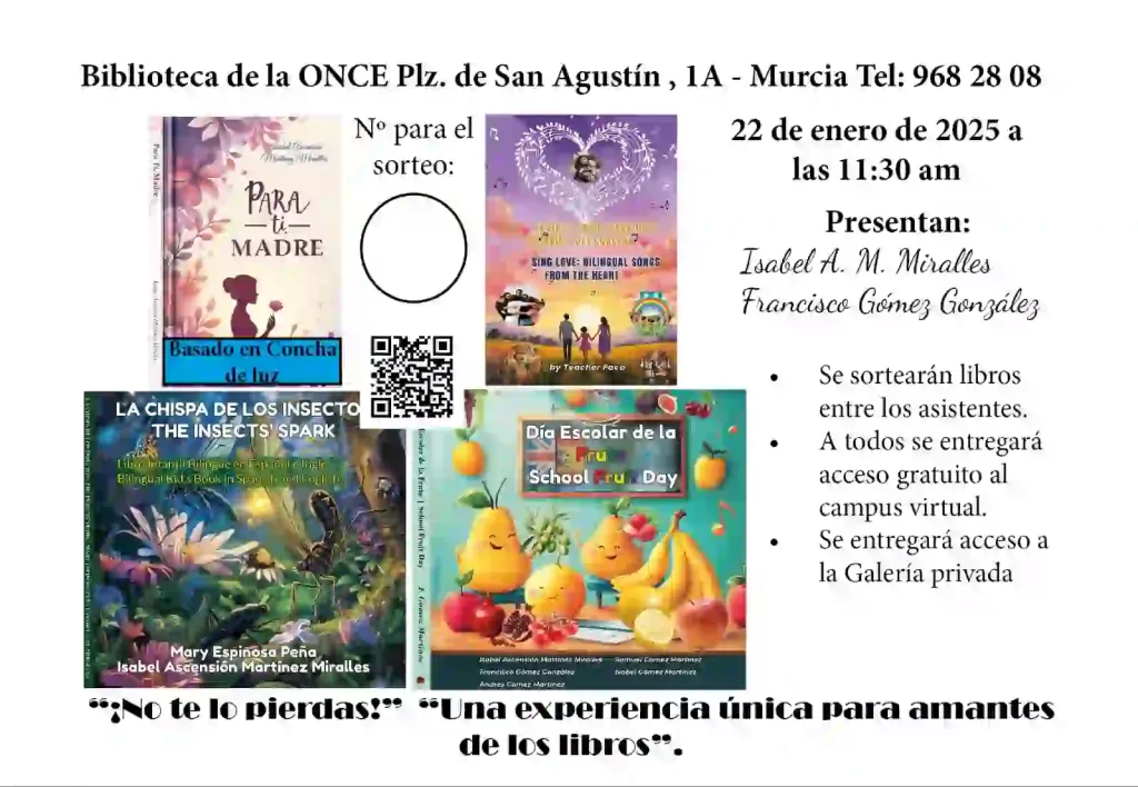 Presentación literaria en Murcia